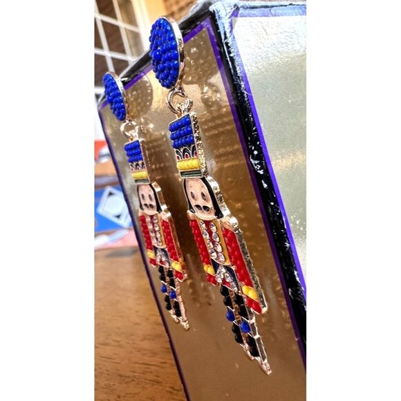 Nutcracker Earrings Toy Soldier New Christmas Ballet Jewelry French Guar… - Picture 11 of 12